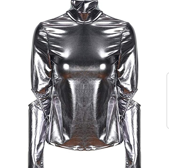 Metallic turtleneck - Picture 7 of 8